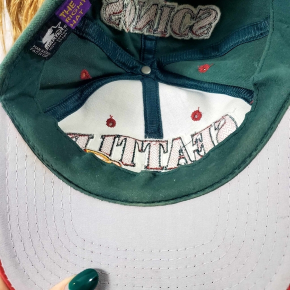 Rare Vintage 90s Seattle Sonics Starters Snapback Cap - Picture 9 of 10